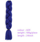 Black Star Hair Ombre Jumbo Braiding Hair Extensions 24 Inch Twist Braids Synthetic Hair Fiber for Twist Braiding for Women