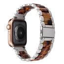 Correa de reloj de resina de acero inoxidable para apple watch 5 band 44mm iwatch 42mm Series 5 4 3 2 accesorios de muñeca loop 40m pulsera