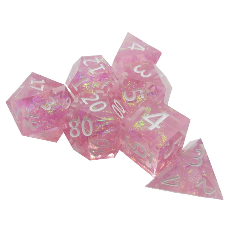 7set Polyhedral Resin dice dnd rpg Board Game entertainment Dice