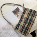 Women Vintage Shoulder Bag Canvas Small Shoulder Bag Ladys Fashion Subaxillary Bags Luxury Style Handbag Bella