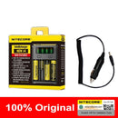 Nitecore D4 D2 I4 I2 Digicharger LCD Intelligent Circuitry Global Battery Charger 18650