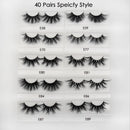 30 pairs/pack Visofree Lashes 3D Mink Eyelashes Full Strip Lashes Handmade Premium Mink Hair Multi-use False Eyelashes Makeup