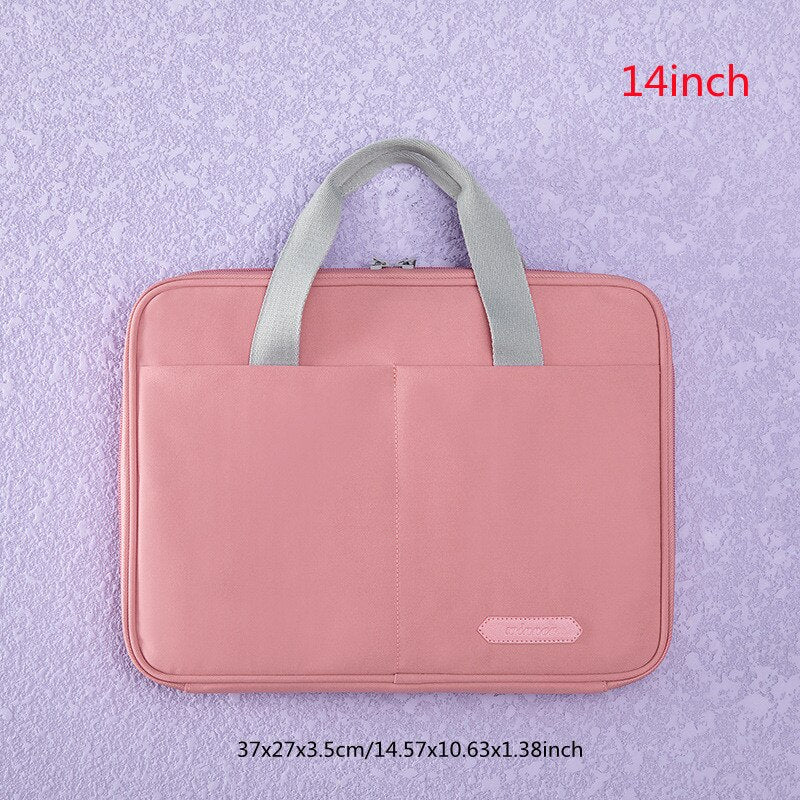 Maletín para ordenador portátil para mujer, bolso para ordenador, organizador de documentos de negocios, bolso de mano para Ipad, bolso de mano para mujer, monedero con correa, accesorios