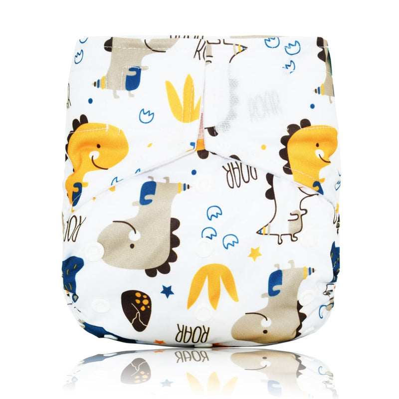 Miababy Hook&Loop OS Pocket Cloth Diaper,with one pockets,waterproof and breathable,for 3-15 kg baby