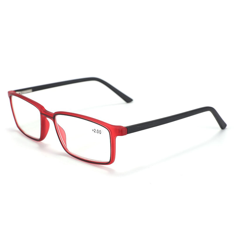 ZENOTTIC Anti Blue Light Blocking Reading Glasses For Men Women Square Full Frame Frame Antireflective Coated Non Spherical Lens