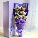 Hot Sale Cute Teddy Bear Stuffed Animal Plush Toy Cartoon Bouquet Gift Box Creative Birthday Valentine&