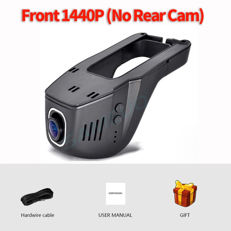 Sameuo U680Pro cámara de salpicadero 4K vista trasera Auto Dashcam para cámara de coche 2160P grabadora de vídeo inversa Dvr WIFI 24H Monitor de aparcamiento