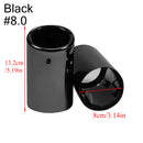 2Pcs/Set Chrome Plating Stainless Steel Car Exhaust Muffler Tip Pipes Covers for Audi A1 A3 A4 TT 2009-2015/VW Volkswagen PASSAT