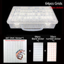 Herramientas de pintura de diamantes, accesorios, caja de almacenamiento, contenedor, accesorios de bordado de diamantes, caja contenedora de mosaico de piedra