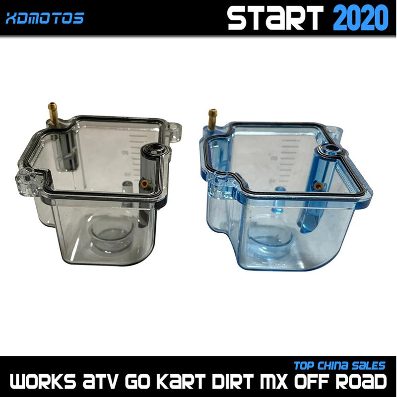 PWK Motorrad Vergaser Klarer Boden Transparente Schwimmerschale Oli Cap Für K.EIHI.N PWK KSR EVO OKO KO.SO Carb 21 26 28-34mm