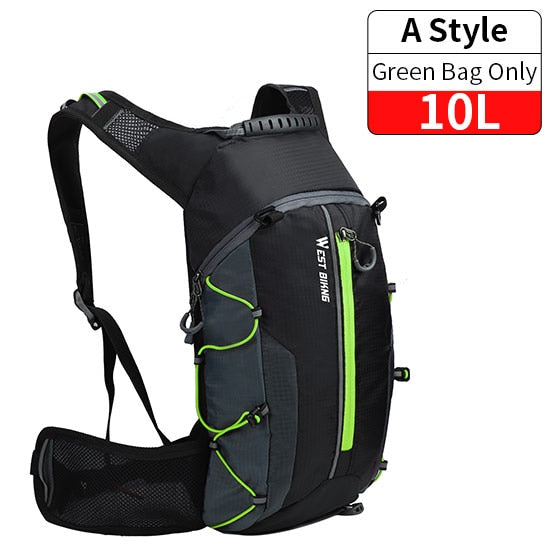 WEST BIKING Wasserdichte Fahrradtasche Tragbare Reflektierende Sport Radfahren Rucksack Outdoor Wandern Klettern MTB Fahrrad Zubehör