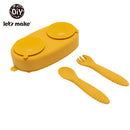 Hagamos 1 Juego de almohadillas antideslizantes para alimentación de bebés, ventosa de dos caras, tazón de alimentación de silicona para niños, posavasos para niños