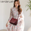 Many Pockets Shoulder Crossbody Bags for Women 2022 Brand Leather Ladies Designr Handbags Winter Style Messenger Bags Sac A Main