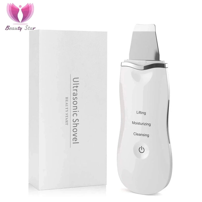 Beauty Star Limpieza facial ultrasónica Depurador de piel Limpiador facial Peeling de piel Eliminación de espinillas Limpiador de poros Depurador facial