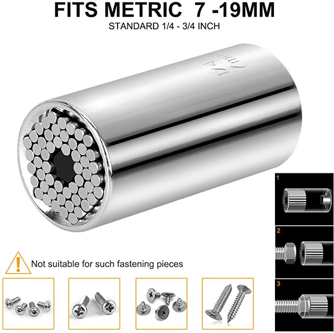 Universal Socket Ratchet Wrench Power Drill Adapter &amp; 105 Degree Right Angle Driver Extension Power Screwdriver Drill Bit