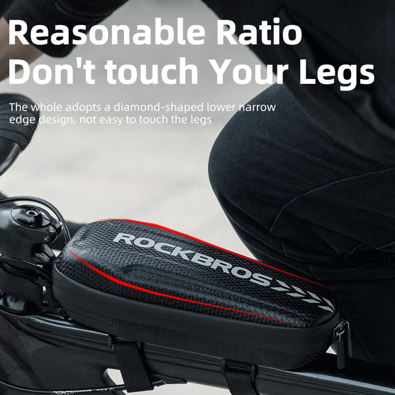 ROCKBROS-Bolsa Universal para manillar de cabeza de patinete eléctrico, bolsa rígida para patinete eléctrico, accesorio para patinete Xiaomi