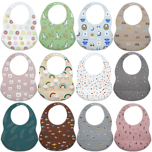 The Shield Day | Waterproof Silicone Feeding Bib for Newborns