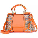 2021 Embroidery Women Bag Leather Purses and Handbags Luxury Shoulder Bags crossbody bags Female Bag for Women  sac a main femme