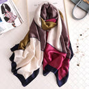 2022 180*90cm Women Scarf Summer Silk Shawl Lady Wrap Soft Female Europe Designer beach bandanna foulard muffler girl pareo