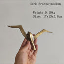 American Luxury Pure Copper Creative Bird Seagull pigeon Hanging Wall Decoration Retro Industrial Ornament Living Room Sea Gull