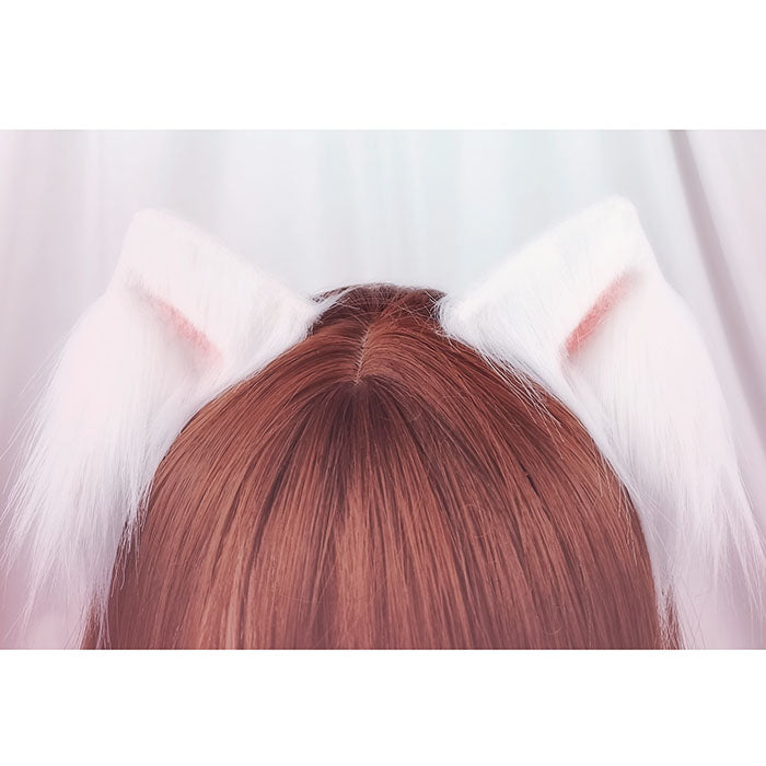 The Cat ears lolita animal ears hair band harajuku lovely cos lolita head trim clip kc express gothic ears