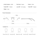 MERRYS DESIGN Men Titanium Alloy Rimless Glasses Frame Male Square Ultralight Man Frameless Myopia Optical Frames Eyewear S2880
