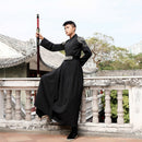 Traje antiguo chino Hanfu vestido ropa clásica tradicional dinastía Tang adulto espadachín bata hombres disfraz de Halloween