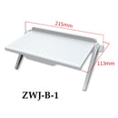 KAYQEE  Desktop Rack Adjustable Screen Shelf TV Top Storage Bracket for Streaming Devices, Media Box, Speakers , Home Decor