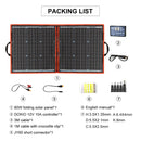 Dokio 80W Solar Panel 18V Flexible Foldble Solar Panel usb Portable Solar Cell Kit For Boats/Out-door Camping Solar Panel 12V
