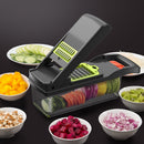 Konco Multi-functional Vegetable Fruits Tool Potato Masher ricer Vegetable Mandoline slicer Peeler Cutter Carrot Shredder Grater