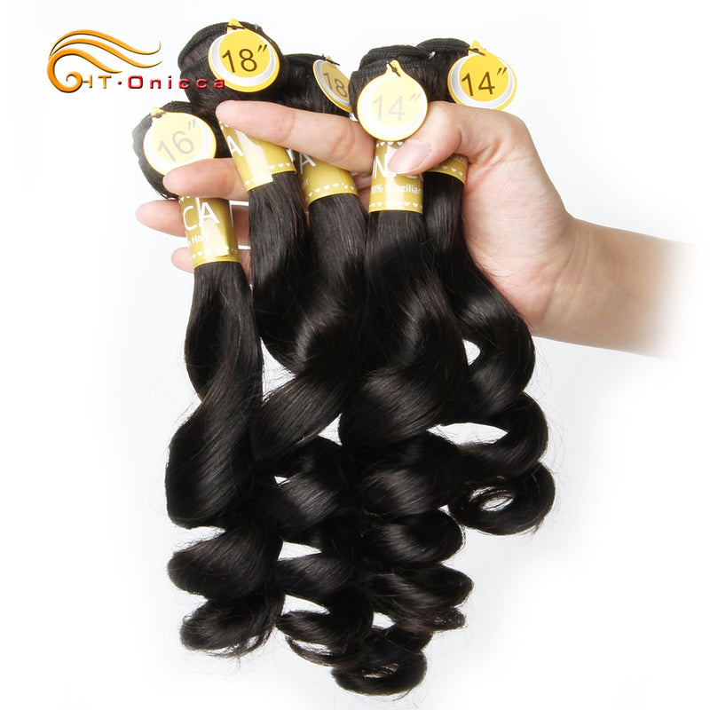 Curly Bundles 5 Pcs/Lot Peruvian Human Hair Bundles Egg Curl Hair Natural Color Human Hair Extensions For Black Women