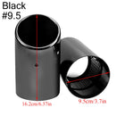 2Pcs/Set Chrome Plating Stainless Steel Car Exhaust Muffler Tip Pipes Covers for Audi A1 A3 A4 TT 2009-2015/VW Volkswagen PASSAT