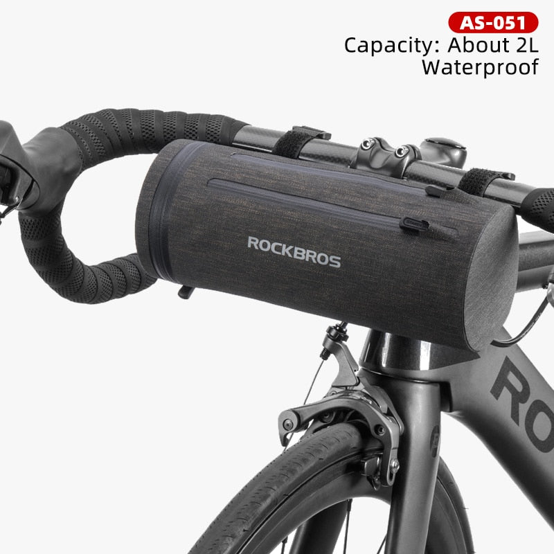 ROCKBROS Bike Bag Front Bicycle Portable Handlebar Pannier Multi-purpose Large Capacity Backpack MTB Road Cycling Frame Tube Bag