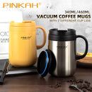 Pinkah 340&amp;460ML 304 Stainless Steel Thermos Mugs Office Cup With Handle With Lid Insulated Tea mug Thermos Cup Office Thermoses