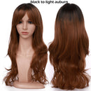 S-noilite Synthetic 28colors 22inch Loose Wave Wigs Halloween Cosplay Wig Blue Red Pink Grey Purple Hair Wig Cosplay for party