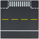 City Road Street Baseplate Straight Crossroad Curve T-Junction Building Blocks Base Plates Construction for Children Kids Gift