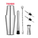 UPORS Stainless Steel Cocktail Shaker Mixer Wine Martini Boston Shaker For Bartender Drink Party Bar Tools 550ML/750ML