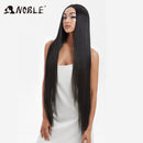 Noble Cosplay Wigs For Black Women Straight Synthetic Lace WIg 38 Inch Ombre Blonde Lace Wig Cosplay Blonde Synthetic Lace Wig