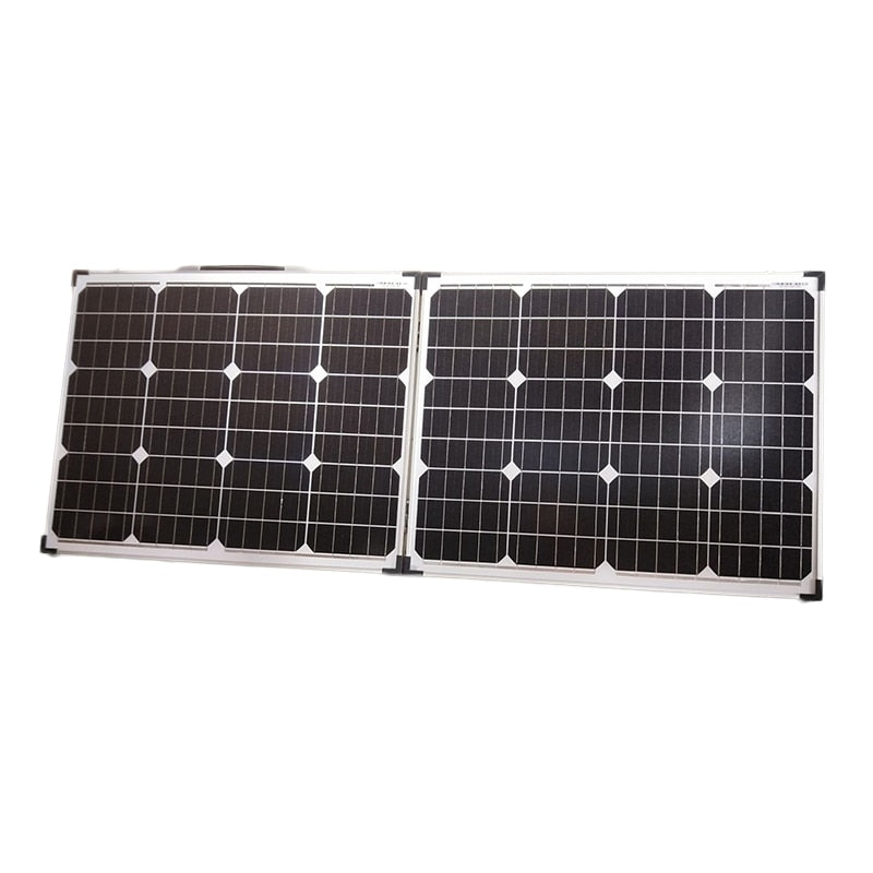 Dokio 100 W (2 Stück x 50 W) Faltbares Solarpanel China Pannello Solare USB-Controller Solarbatteriezelle/Modul/Systemladegerät