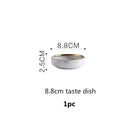 Gold Marble Ceramic Food Tray Kitchen Dinner Plates Dishes Rice Salad Noodles Soup Bowl Spoons Kitchen Cook Tool