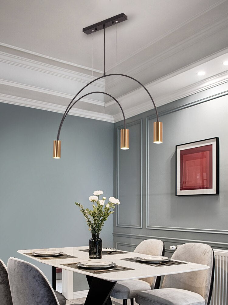 Nordic Brief Dinning Room Chandelier Lighting Modern Designer Office  Chandelier Light Vintage Spot Hanging Lights /LED Lamp