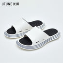 UTUNE Runway Slippers Women Summer Shoes Outside EVA Outdoor Slides Men Soft Thick Sole Non-slip Beach Pool Sandals Indoor Bath
