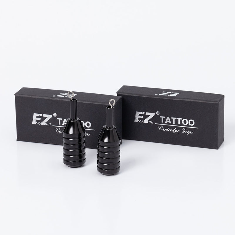 100 Pcs EZ V System Tattoo Cartridge Needle Kit Assorted Sizes Liner Shader 2 Aluminum Grip Tube for Rotary Pen Machine Supply