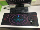 Spiel Mousepad RGB Persönlichkeit Mathematiker Digital LED Spiel Zubehör Computer Tastatur Teppich Pad PC Notebook Gamer Schreibtischunterlage