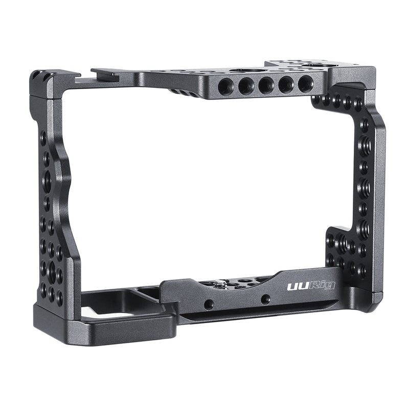 UURig C-A73 Camera Cage for Sony a7iii A7R3 A7M3 Standard Arca-Style Quick Release Plate with Top Handle Grip Sony A7III
