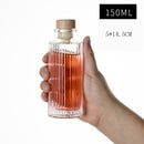 1pcs Glass small wine bottle storage jar, candy box, coffee sealed bottle with lid, household bottling storage bottle
