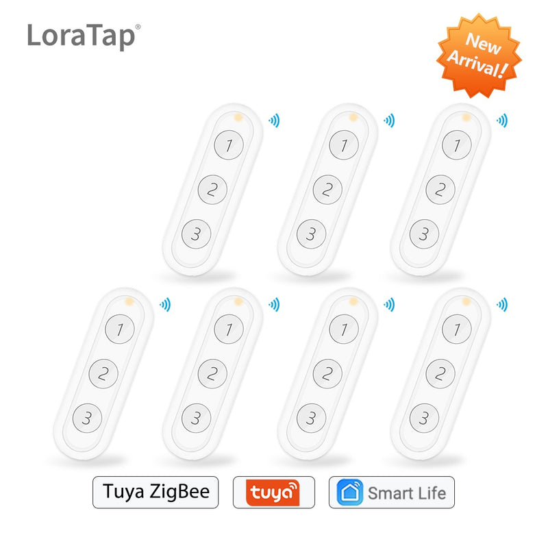 Tuya Smart Life ZigBee Smart Home Wireless Switch 3 Gangs Remote Control Hub Erforderlicher Scene Button Assistant Zigbee2MQTT