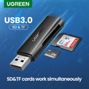 UGREEN Card Reader USB 3.0 to SD Micro SD TF Memory Card Adapter for PC Laptop Accessories Multi Smart Cardreader Card Reader