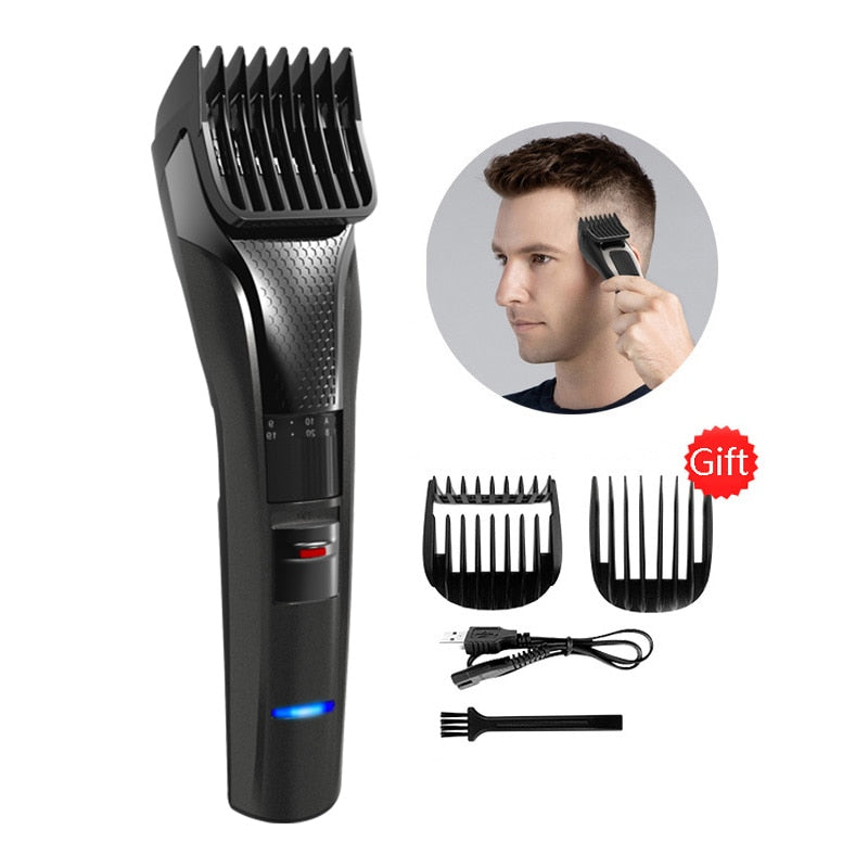 Máquina para cortar cabello de peluquero ENCHEN, Kit profesional, cortadora de cabello eléctrica inalámbrica recargable para hombres, corte de cabello automático