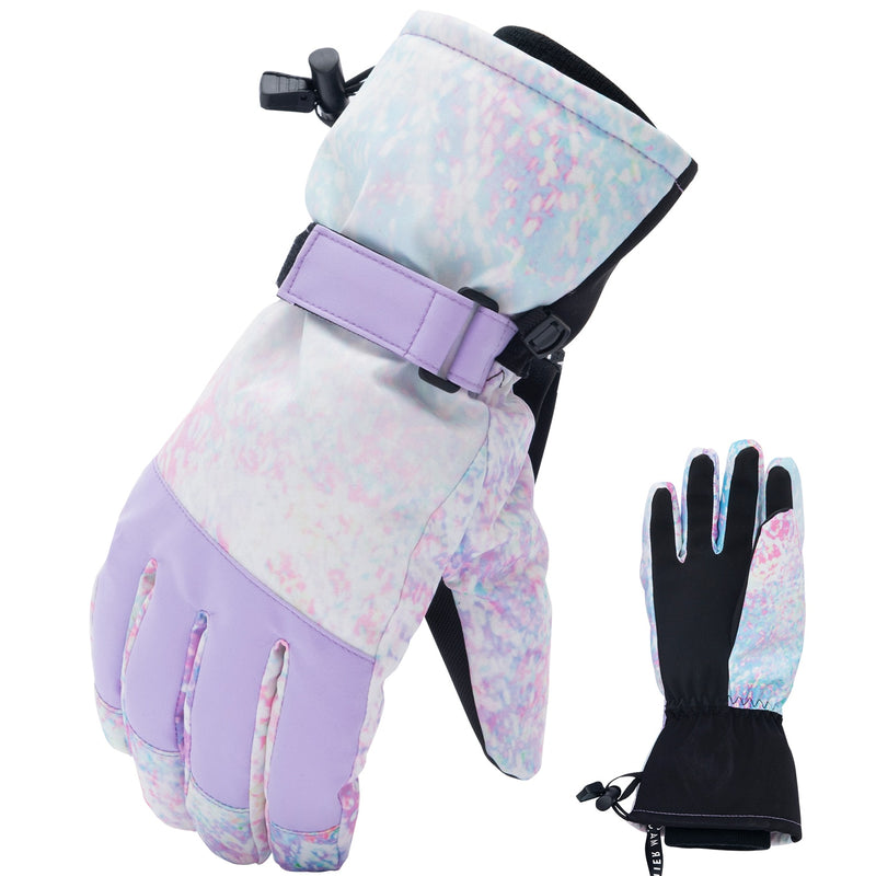 Extra dicke, warme, wasserdichte Ski-Fleecy-Handschuhe, winddicht, Winter, draußen, Sport, Snowboard, Schneemobil, Motorradfahren, rutschfest